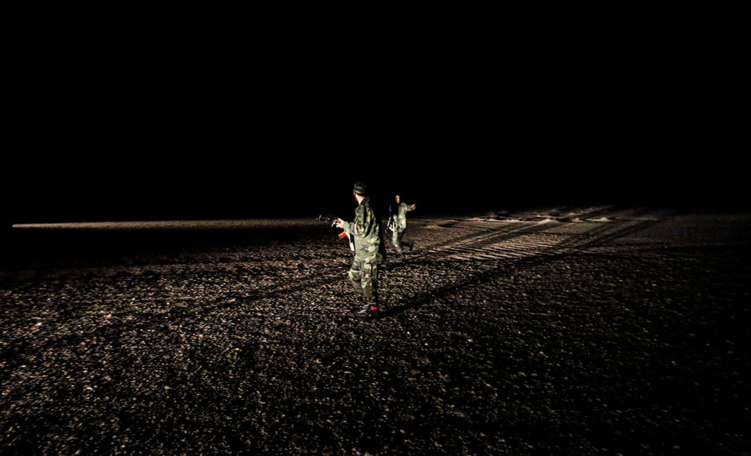 SPLA’s soldiers during some patrols in the area near the border between Western Sahara and Mauritania