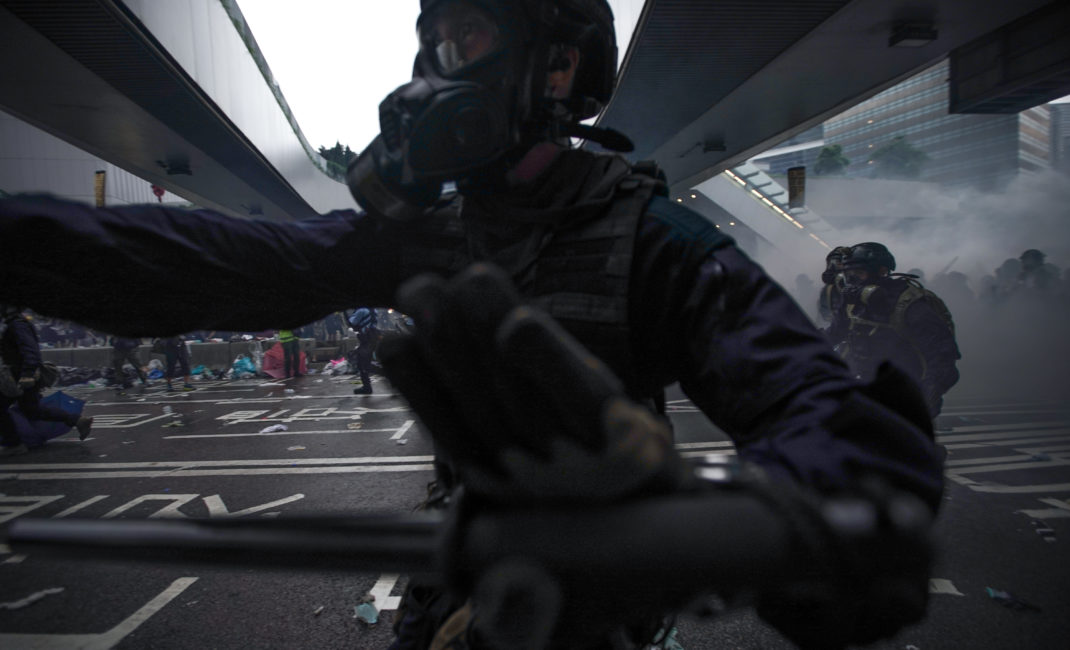 Hong Kong protests by Choy Fuk Sang