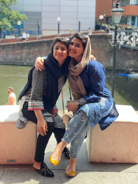 Shazia Ramzan and Kainat Riaz