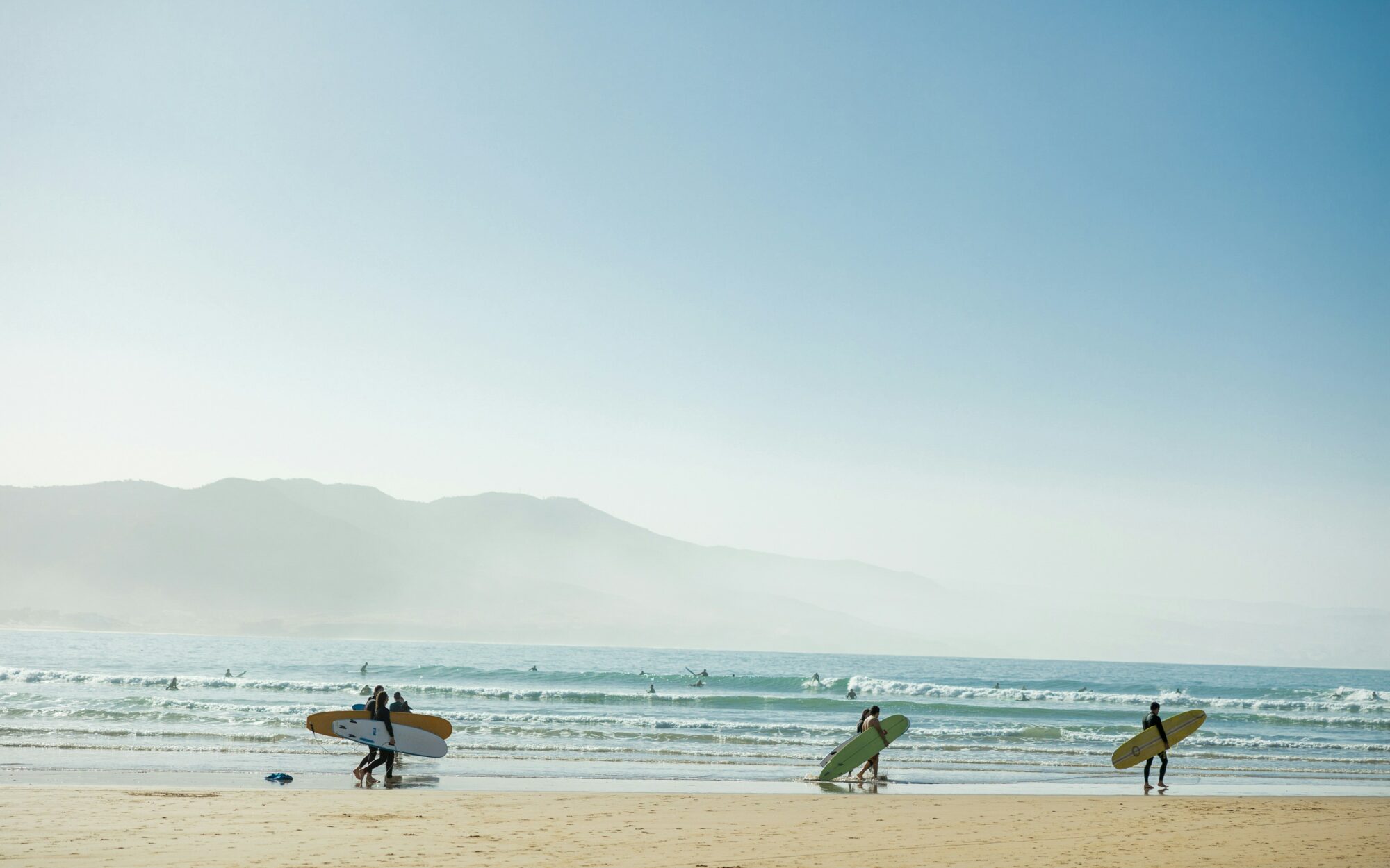 Surfers in Imsouane