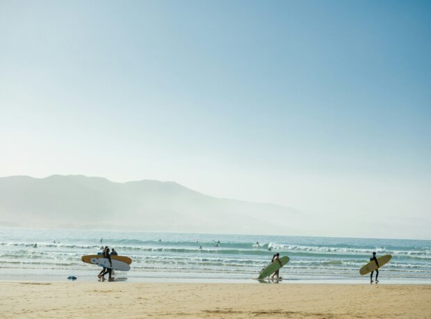 Surfers in Imsouane