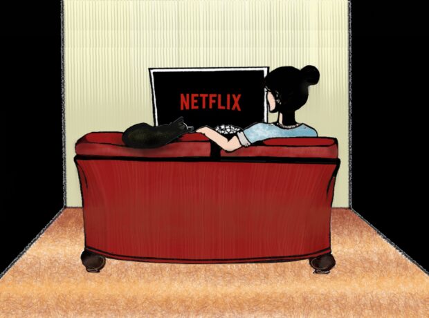 Netflix films and series art by Aura Bamber